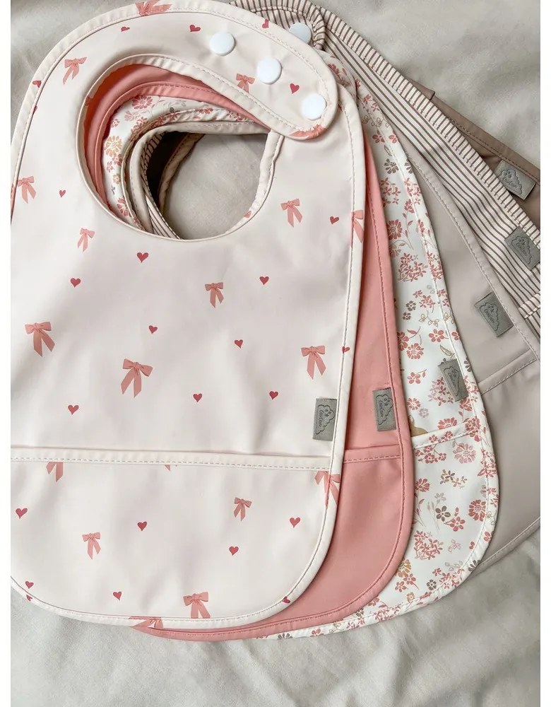 Bavete bej 2 buc. Classic Stripes Camel – Cam Cam Copenhagen