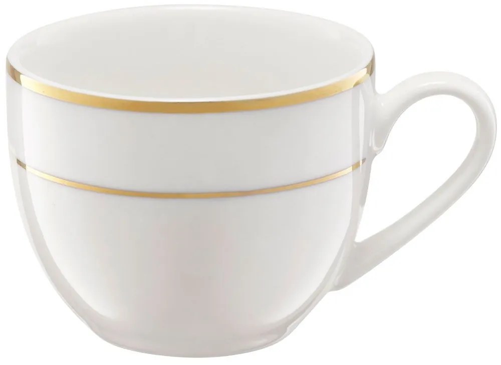 Set servire ceai sau cafea, 12 piese, 6 persoane, Aura Gold