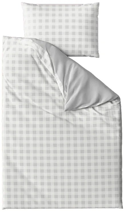 Lenjerie de pat din bumbac Renforce KOSTKA gri Dimensiune lenjerie de pat: 70 x 90 cm | 140 x 200 cm