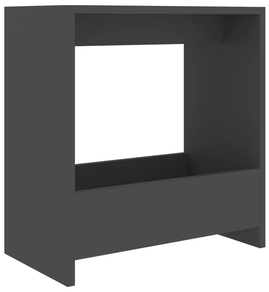 806689 vidaXL Masă laterală, gri, 50x26x50 cm, PAL