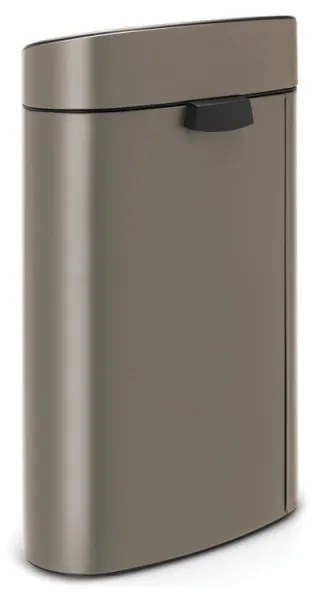 Cos de gunoi Brabantia Touch Bin New 649732, 40 L, Inchidere silentioasa si lina, Spate plat, Gri