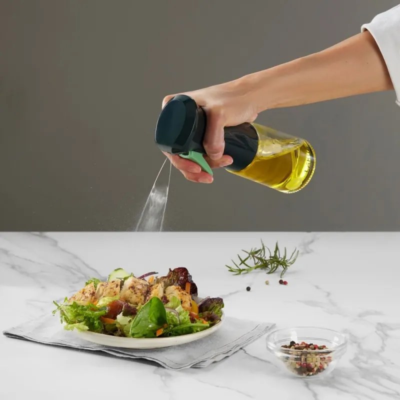 Oliviera spray Lekue 1009490, 150 ml, Ø6x20 cm, +4°C/+80°C, Fara BPA, Gri