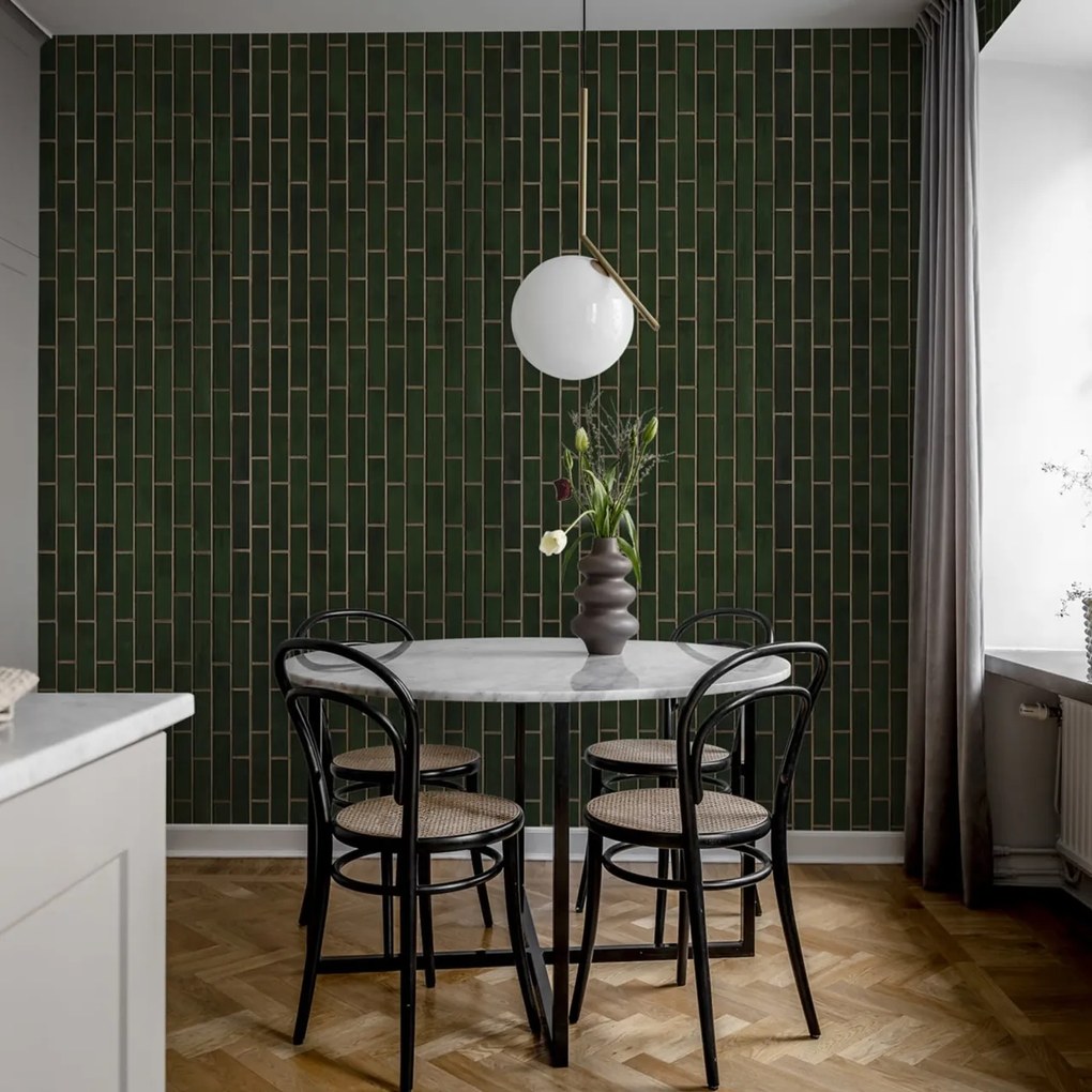 Fototapet, Wall of Tiles, Vertical, Rebel Walls