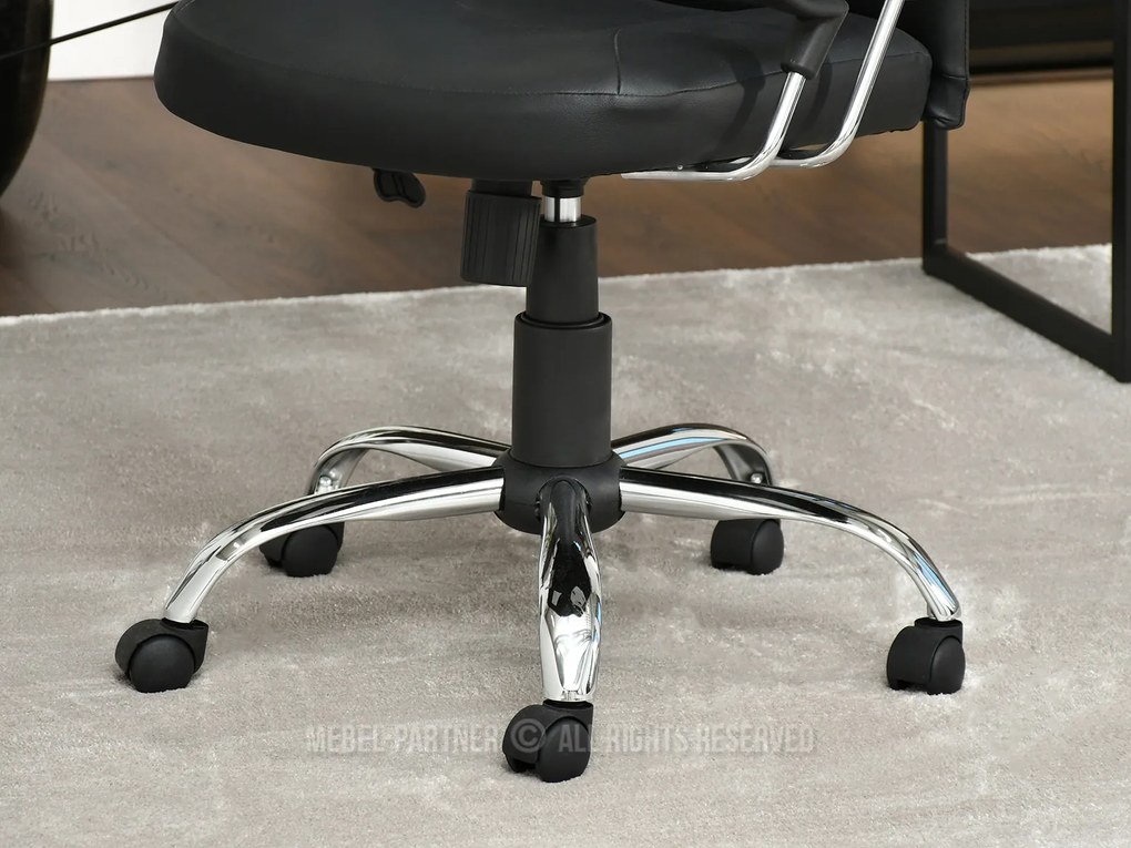 Scaun Olino (negru + crom). Promo -9%. 1110526