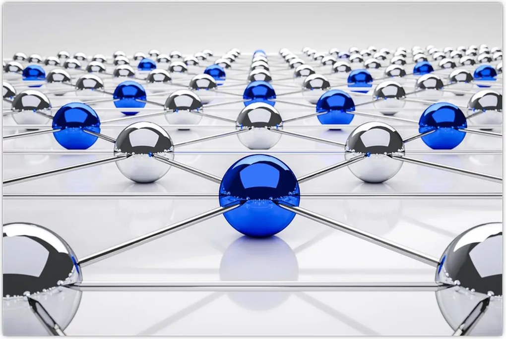 Tablou cu caii legați (90x60 cm)