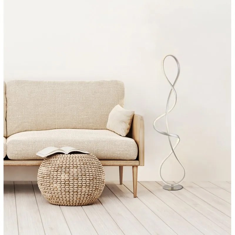 Lampadar LED 4000K SWIRL nichel