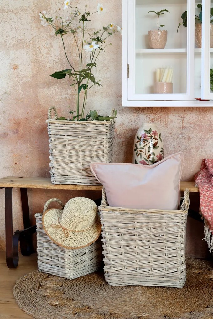Set 3 Ghivece French Basket, Kalathi