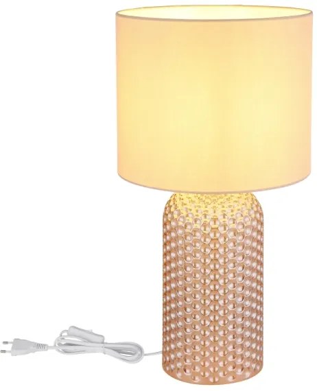 Lampă de masă Globo 21735CH SOFIA 1xE27/60W/230V bej