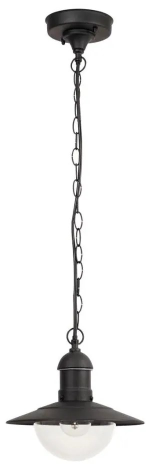 Brilagi MOLDE - lampă suspendată pentru exterior, 1xE27/60W, IP44, negru