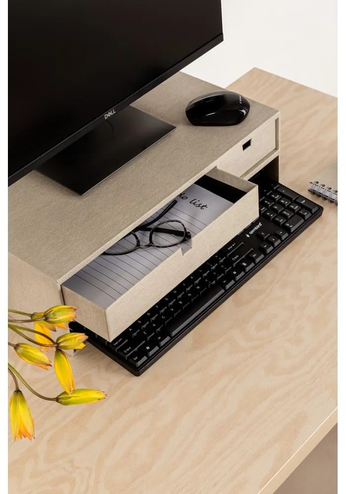 Organizator pentru sertar-pentru documente din carton Ted Canvas Paper Laminate – Bigso