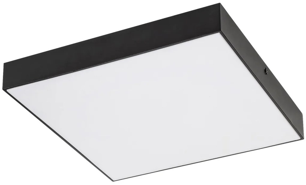 Plafoniera LED slim de exterior IP44 Tartu negru 17,5cm