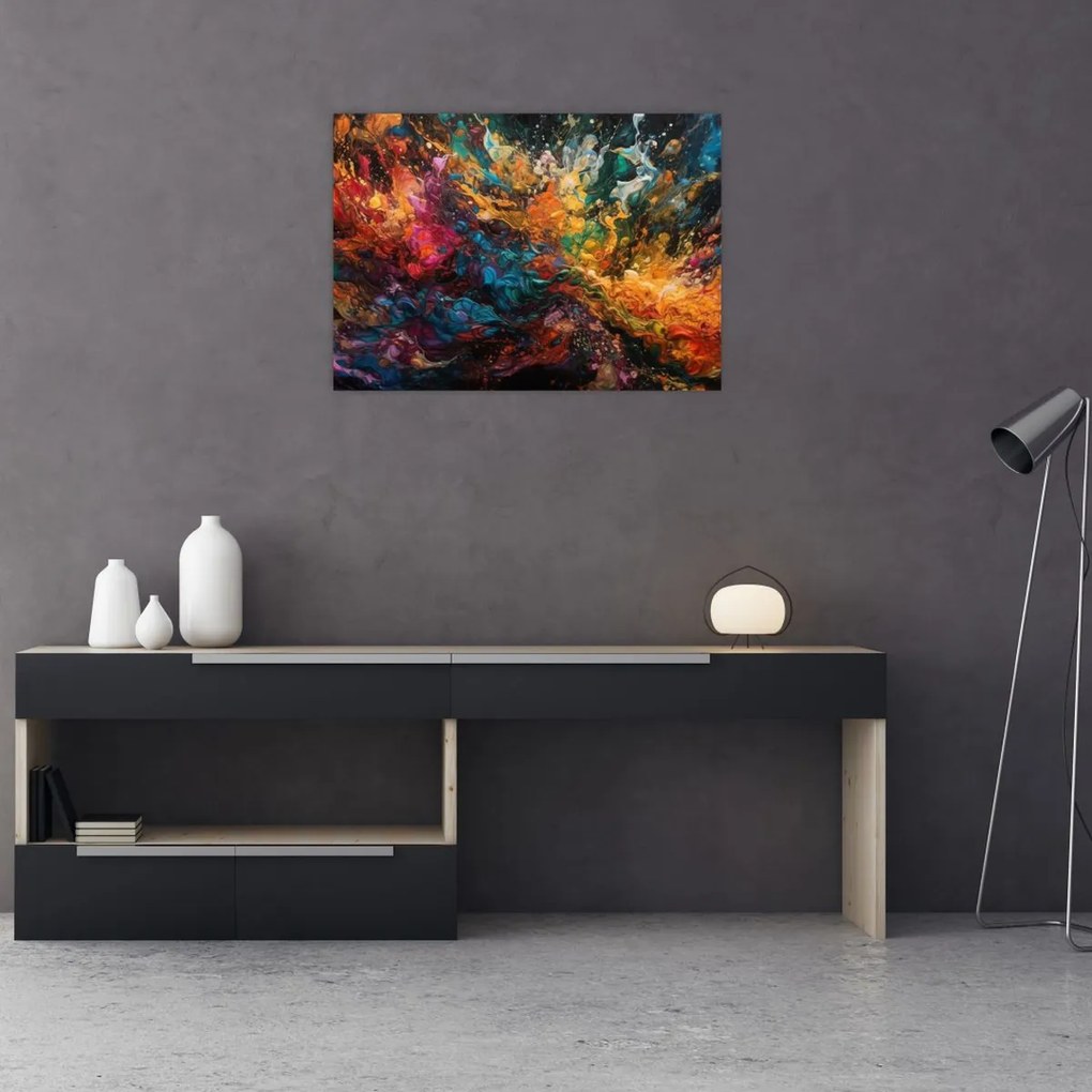 Tablou - Abstracția culorilor II. (70x50 cm)