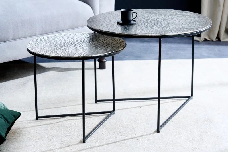 Set de 2 masute design unicat Crocodil