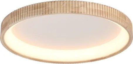 Brilagi - Plafonieră LED FALCON WOOD MODERN, 60 W, 230 V, Ø 80 cm, lemn