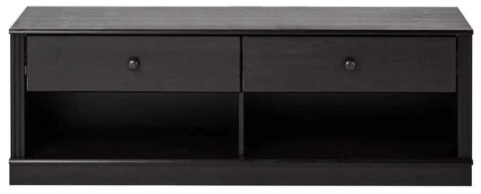 Comodă TV maro închis din lemn de pin 137x47 cm Anita – Støraa