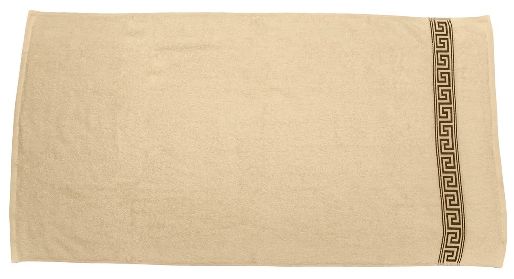 Prosop de maini GREEK 50 x 90 cm crem, 100% bumbac