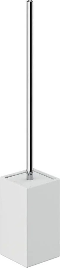 Perie de toaletă autoportantă Gedy VERBENA ceramică/alb