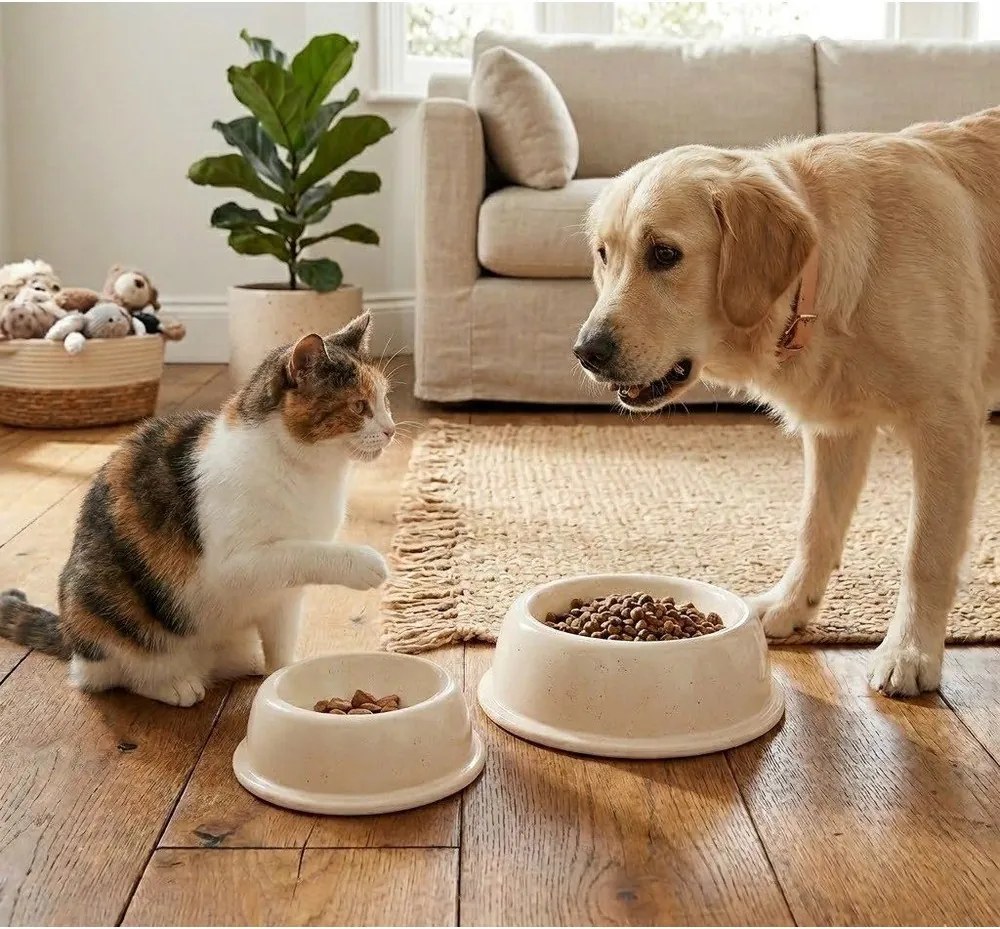 Bol pentru animale pentru animale de companie din gresie ceramică ø 21 cm – Casafina