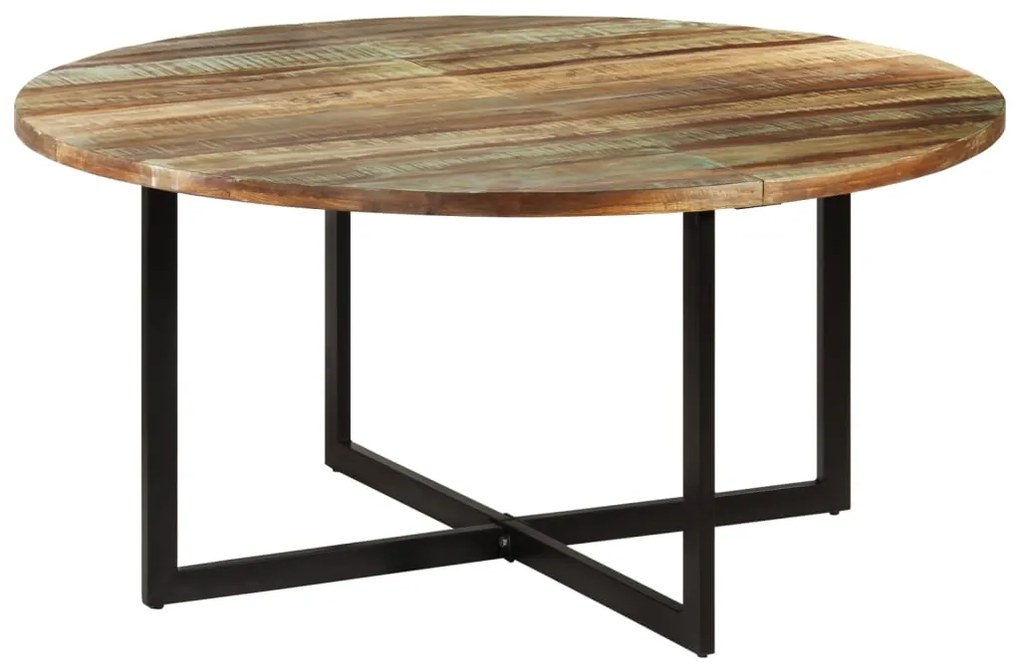 vidaXL Masă de bucătărie, 150x75 cm, lemn masiv reciclat