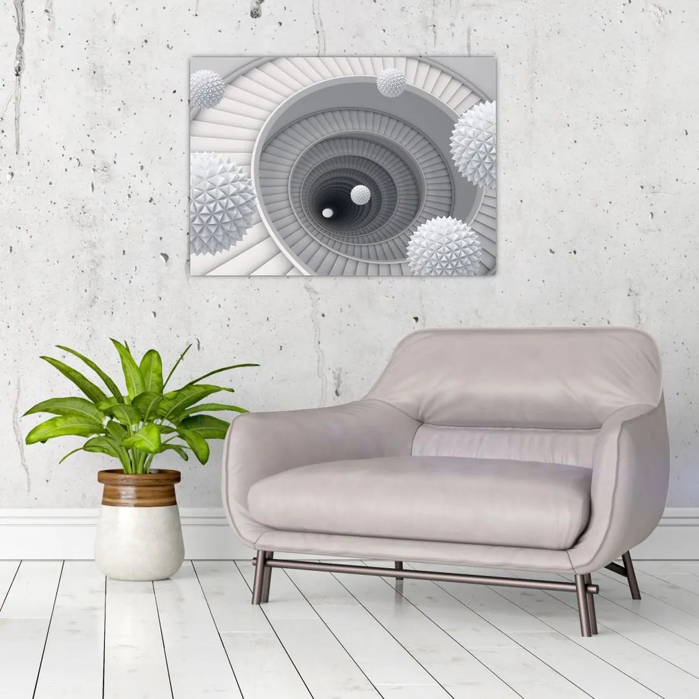 Tablou cu abstracție 3D (70x50 cm)