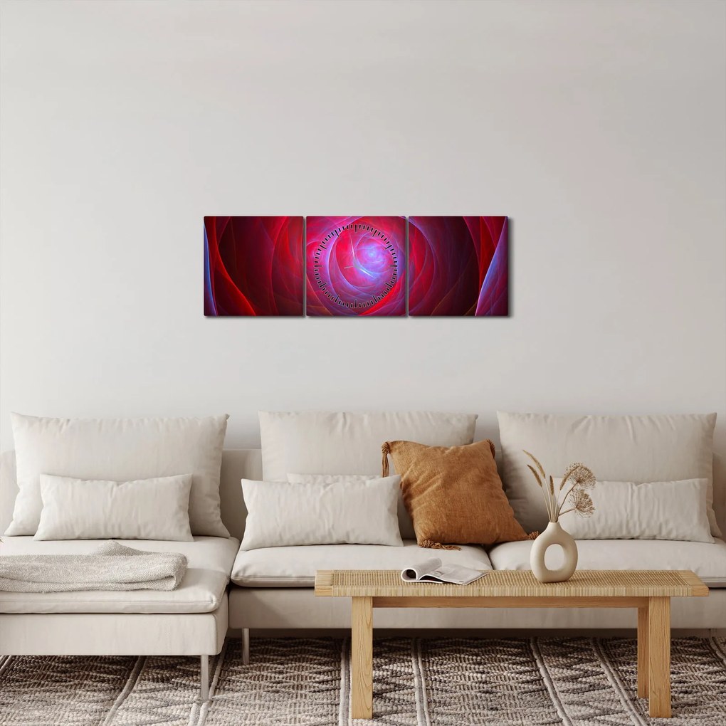 Tabloul abstract cu ochi (cu ceas) (90x30 cm)