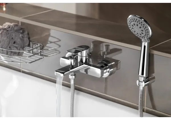 Aqualine - Baterie de cadă DAPHNE, crom lucios