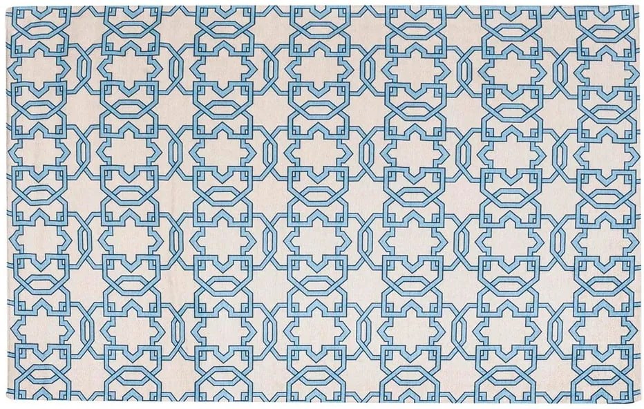 Covor de bucătărie foarte rezistent Webtapetti Tiles Blue, 60 x 220 cm