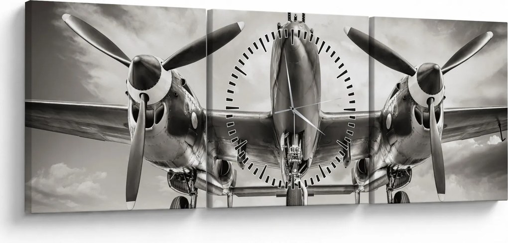 Tablou - Warbird (cu ceas) (90x30 cm)