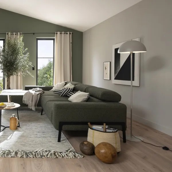 Schöner Wohnen 11727-39 - Lampă de podea ALI 1xE27/25W/230V gri