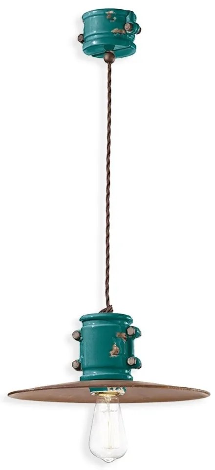 Pendul design retro realizat manual din ceramica URBAN