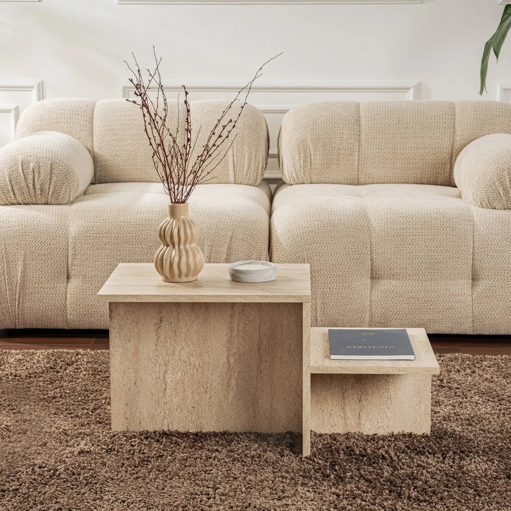 Masă de cafea Harmony Travertine