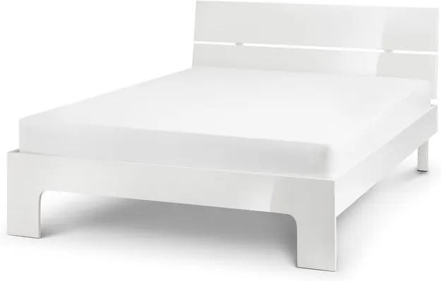 Cadru pat Howard din MDF, alb, 141 x 207