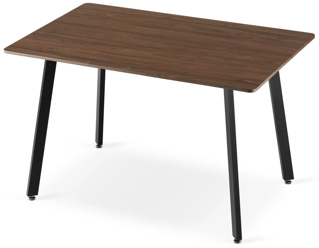 Masa de sufragerie maro cu blat in decor frasin ESTE 120x80
