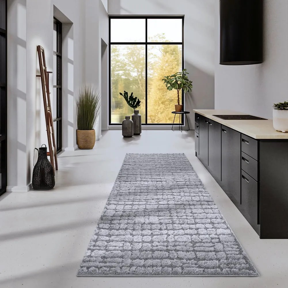 Covor tip traversă gri 80x240 cm Artistique Light Grey – Elle Decoration