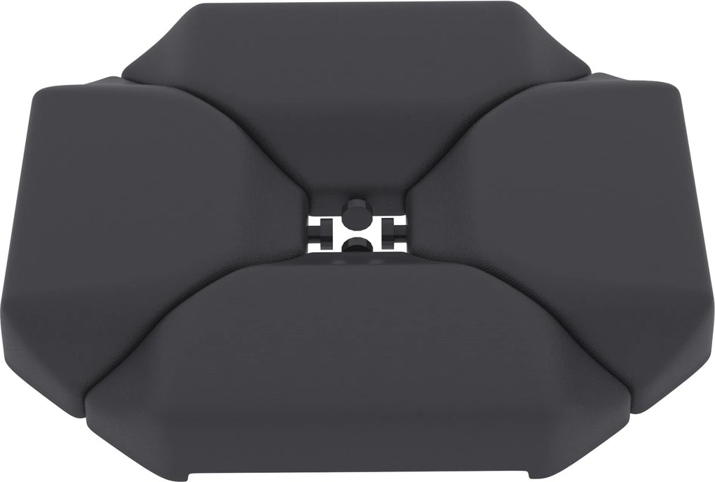 Outsunny Bază pentru Umbrelă de 4 Piese, pentru Cantilever Suport pentru Parasolar din HDPE Umplabil cu Apă 77 kg sau Nisip 100 kg | Aosom Romania