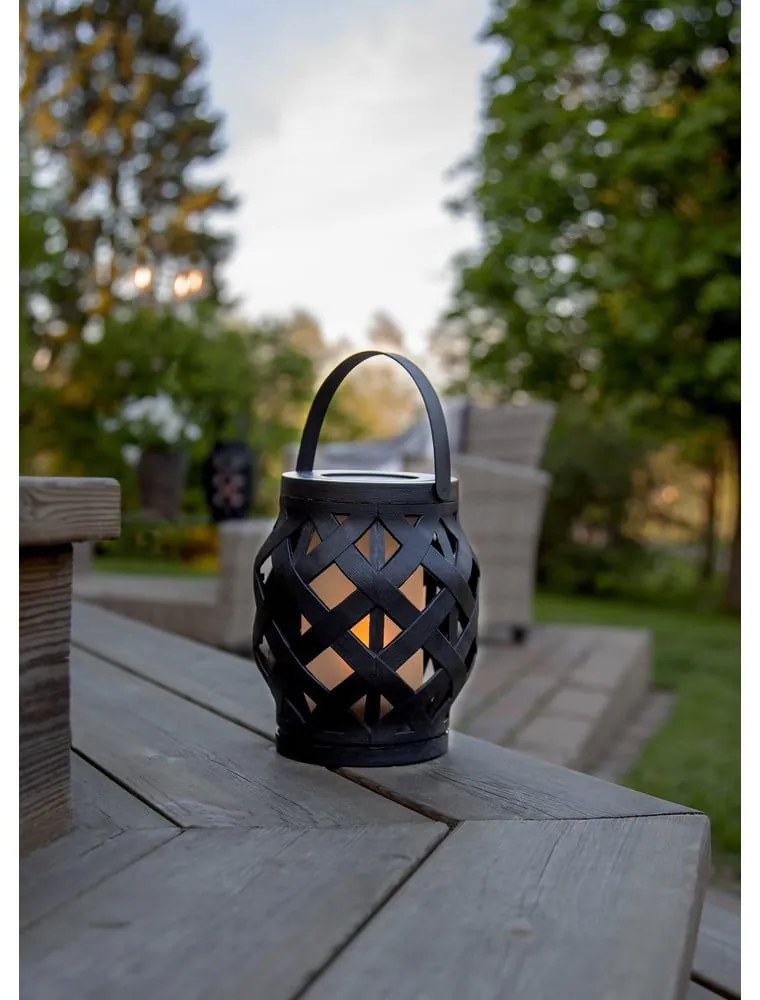 Felinar Star Trading Flame Lantern, înălțime 16 cm, negru