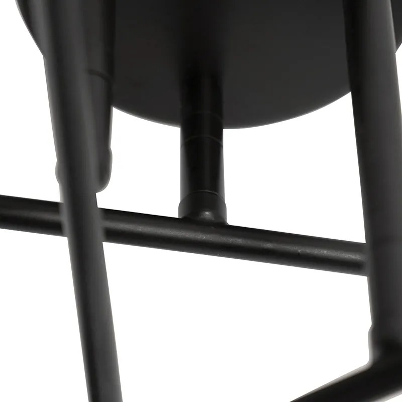 Plafoniera inteligentă neagră cu 6 lumini, inclusiv Wifi G95 - Sydney