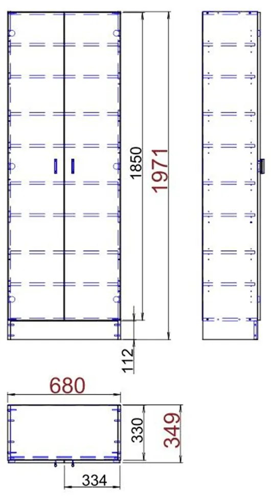 Pantofar (Dulap pentru pantofi) Magnolia alb. 788804