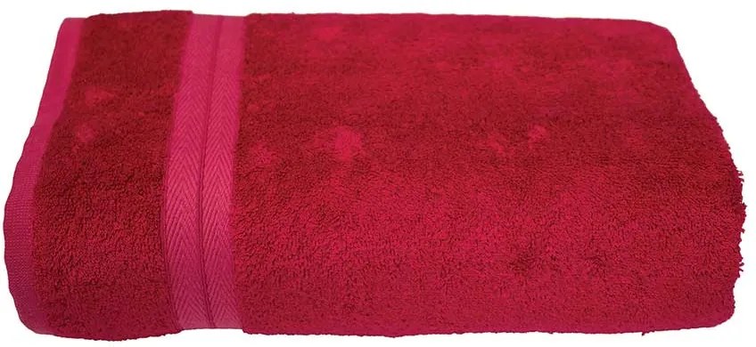 PROSOP ROSU 50X90 CM, 500 G, 70% BUMBAC, 30% BAMBUS