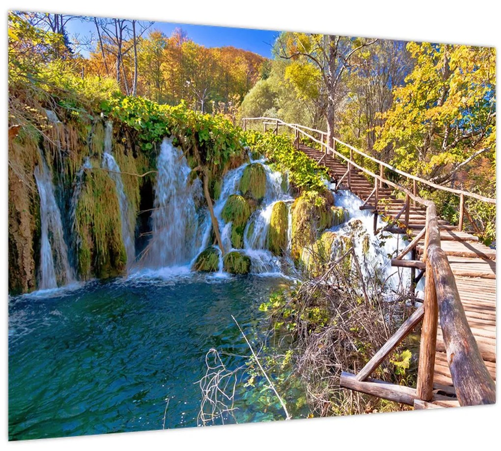 Tablou - Intrare in cascade (70x50 cm)