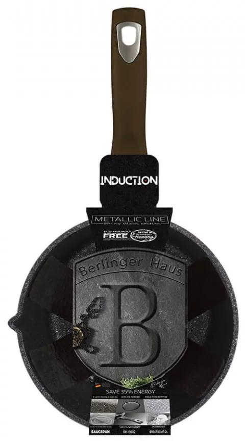 Cratita pentru sosuri Metallic Line Shiny Black Edition BerlingerHaus BH 6602