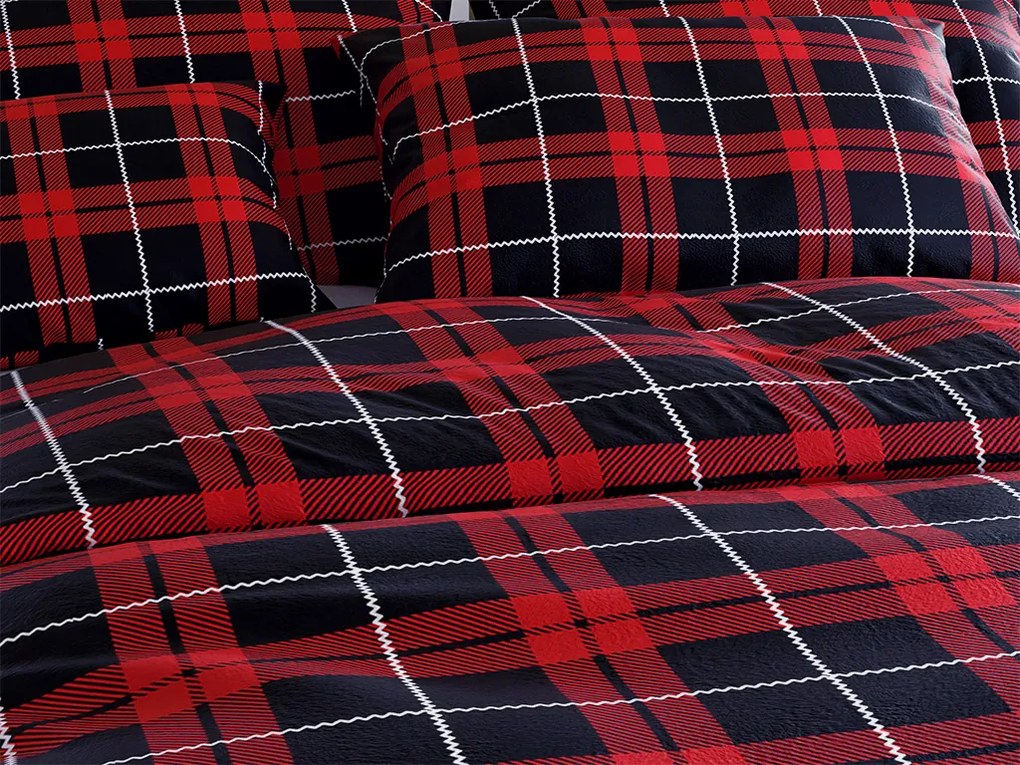 Lenjerie cocolino ALBURY rosie Dimensiune lenjerie de pat: 70 x 90 cm | 140 x 220 cm