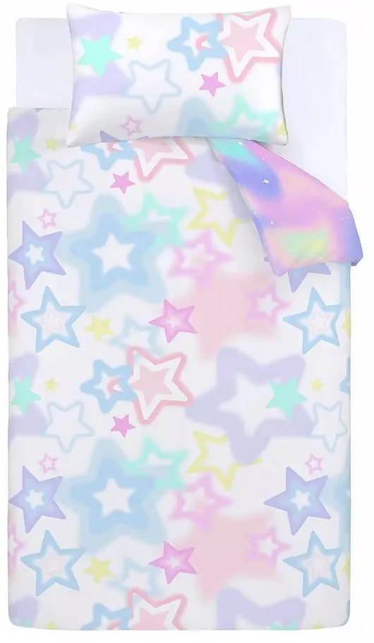 Lenjerie de pat pentru copii pentru pat de o persoană 135x200 cm Ombre Stars – Catherine Lansfield
