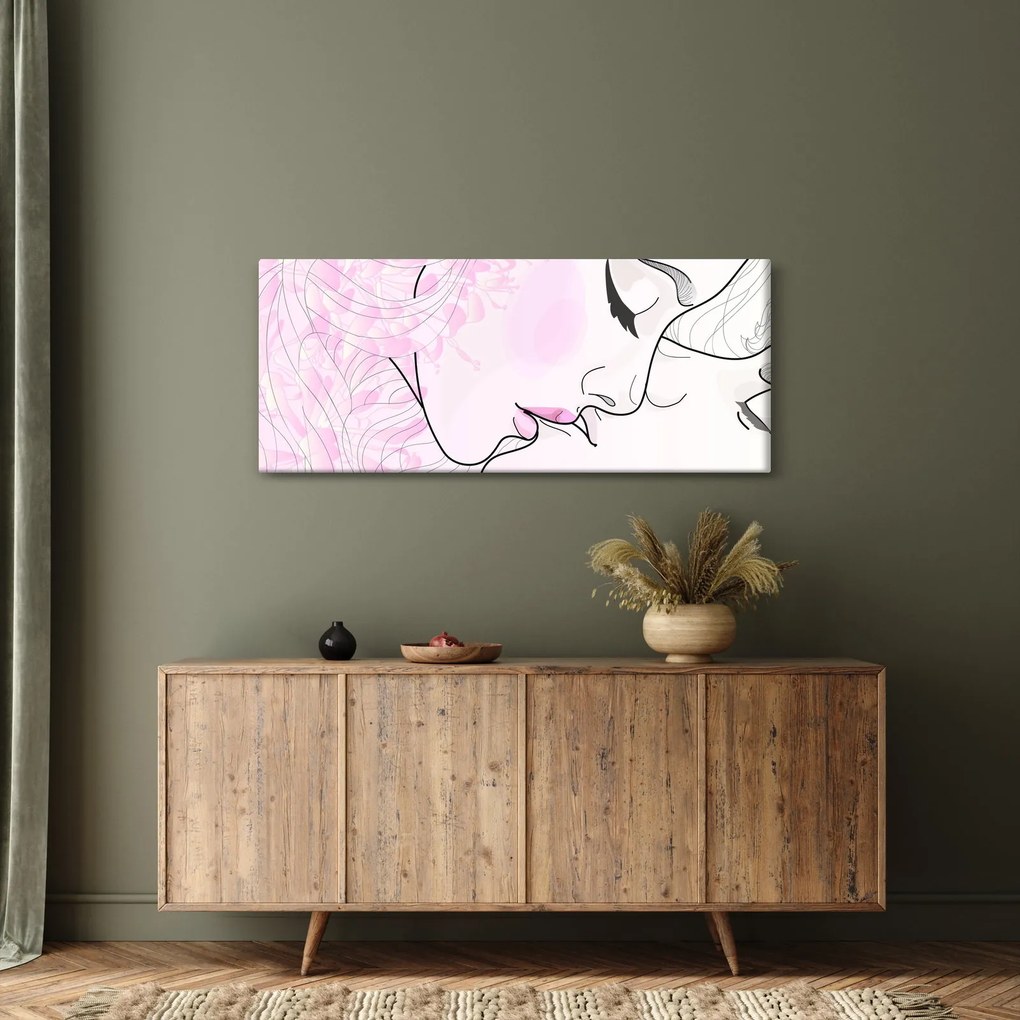 Tablou - Sărutul (120x50 cm)