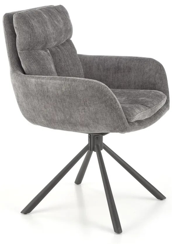 Scaun rotativ K495 stofa gri