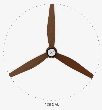 Ventilator LED de tavan FARO 33395-10 JUST FAN LED/16W/230V d. 128 cm + telecomandă