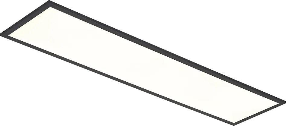 Panou LED negru dreptunghiular cu LED inclus, cu dimmer în 3 trepte - Reeves