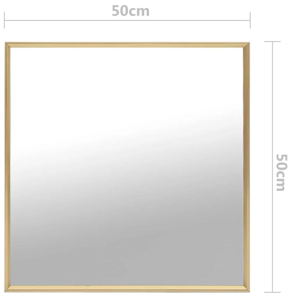 Oglinda, auriu, 50x50 cm 1, Auriu, 50 x 50 cm