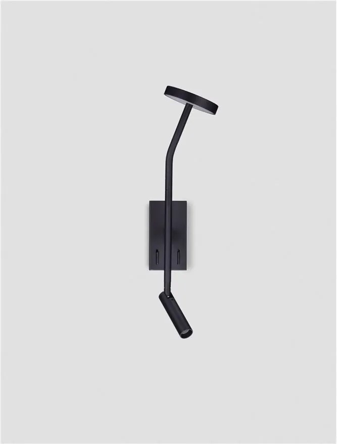 Aplica cu reader LED stil minimalist LOGOS
