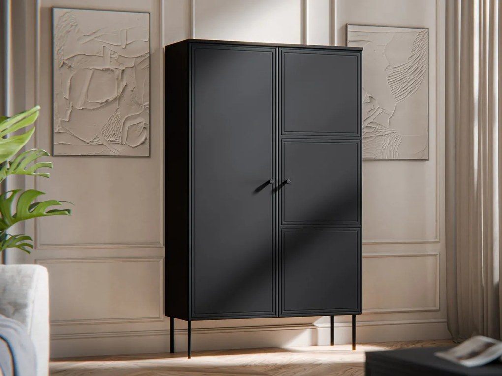 Dulap cu rafturi Godzes Bis (Negru) . Promo -17%. 1104634